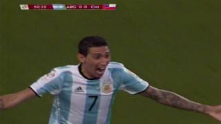 Di María anotó 1-0 ante Chile y lo dedicó a su abuela fallecida