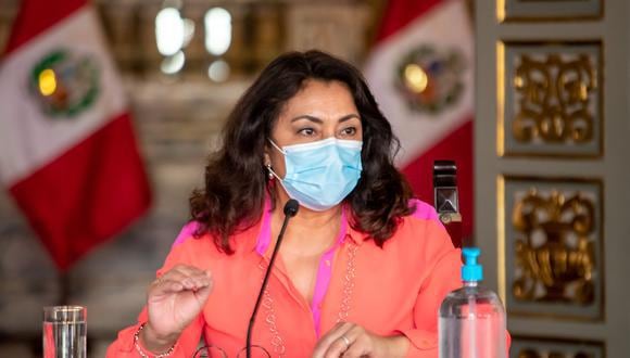 La titular de la PCM, Violeta Bermúdez, aseguró la adquisición de 80 millones de vacunas contra la COVID-19.  | Foto: PCM / Referencial