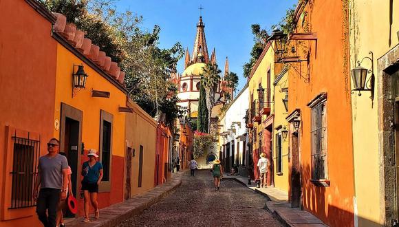 San Miguel de Allende, la joya turística mundial en el estado con más asesinatos de México. (MARCOS GONZÁLEZ / BBC).