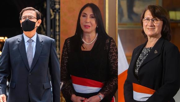 Martín Vizcarra, la ex ministra de Salud Pilar Mazzetti y la ex cancller Elizabeth Astete afrontan una acusación constitucional por el caso Vacunagate.