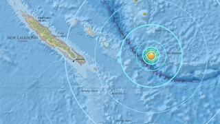 Terremoto de magnitud 7,7 sacude el sur del Pacífico y genera un pequeño tsunami 