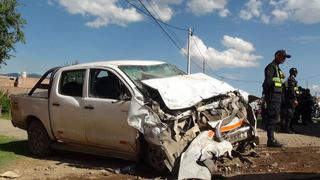 Carretera Central: choque entre camioneta y bus dejó 4 heridos