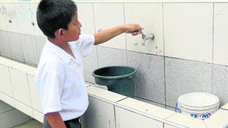 Sunass detecta 213 colegios públicos sin servicios de agua por deudas de más de S/ 1 millón