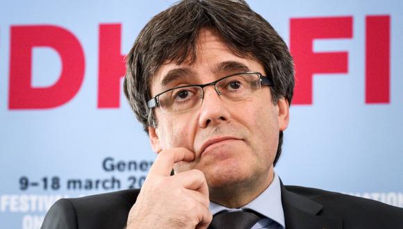 Carles Puigdemont, ex presidente catalán. (Foto: AFP/Fabrice Coffrini)