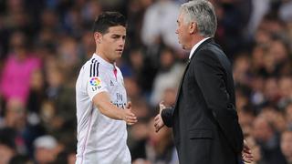 Carlo Ancelotti: "James podría jugar si llegamos a la final"