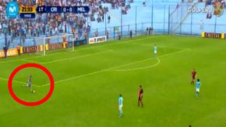 Sporting Cristal vs. Melgar: arquero celeste Álvarez sacó mal y casi le anotan [VIDEO]