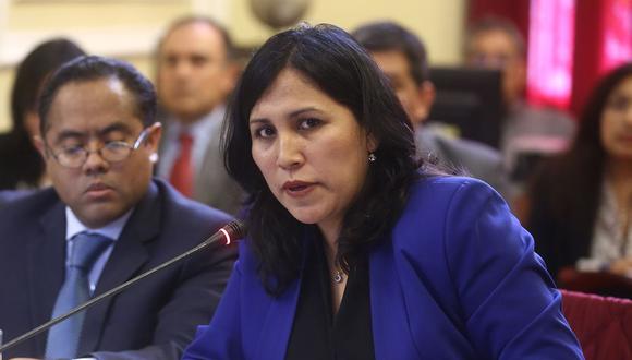 La ministra Flor Pablo Medina será interpelada este jueves 9 de mayo. (Foto: Congreso de la República)