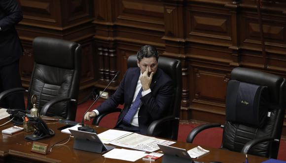 Daniel Salaverry suspendió el debate de la reforma política este lunes. (Foto:&nbsp;Anthony Niño De Guzmán / GEC)