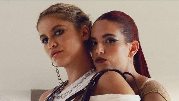 Nicole Zignago y Sofía Reyes se unieron para el lanzamiento de su nuevo tema "Corazón Frío". (Foto: Instagram)