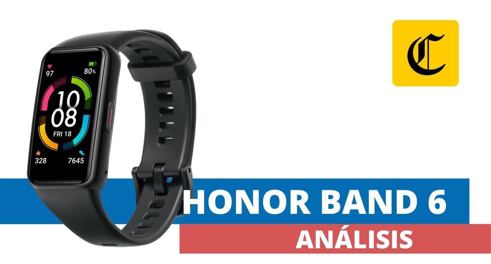 La Honor Band 6 es el primer dispositivo 100% de la marca china que llega al mercado peruano, desde su desvinculación de Huawei a finales del año pasado. (El Comercio)