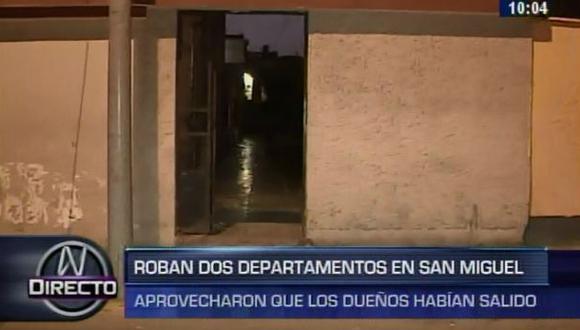 San Miguel: hampones roban 3 casas en una cuadra en 1 semana