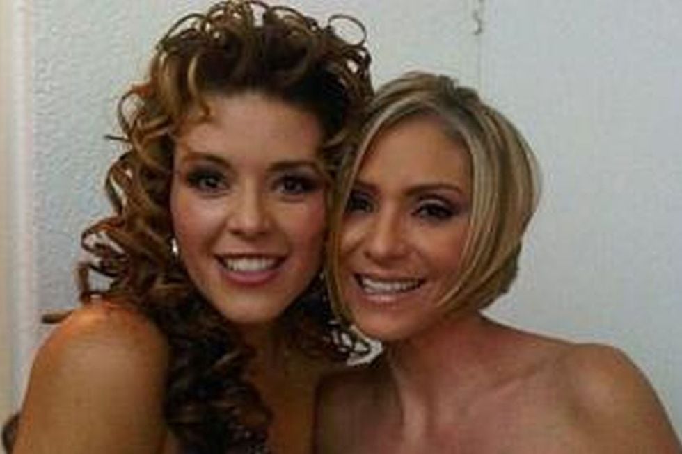Alicia Machado y Daniela Castro acturaron en “Una familia con suerte” (Foto: Televisa)