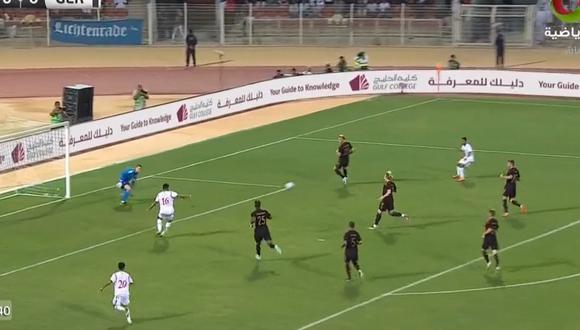 Solo frente al arco: el insólito gol que falló Omán ante Alemania | VIDEO