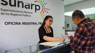 Sunarp: Inscripción de compraventa de predios creció en 11 regiones del país