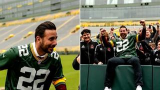 Claudio Pizarro emocionado por asistir al estadio de los Green Bays Packers de la NFL