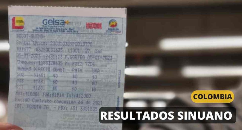 Sorteo Sinuano de hoy LUNES 29, Día y Noche 2023 | Últimos resultados, ganadores y dónde ver