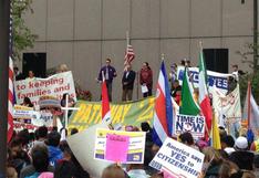 Estados Unidos: Miles de inmigrantes marcharon por la reforma migratoria 