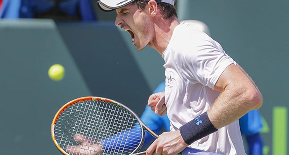 Andy Murray perdió la final ante Novak Djokovic en el Masters 1000 de Miami. (Foto: EFE)
