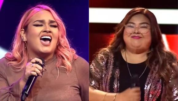 Joaquina Carruitero y Melissa Noblega sorprendieron con sus voces en "La Voz Perú". (Foto: Captura de video)