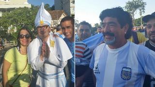 Brasil 2014:Conoce a dobles de 'Maradona' y el 'Papa Francisco'
