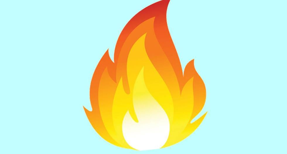 Este es el verdadero significado del emoji del fuego de WhatsApp que muchos confunden. (Foto: Emojipedia)