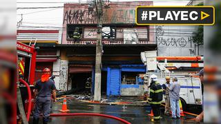 Brasil: Cuatro muertos y una veintena de heridos deja incendio
