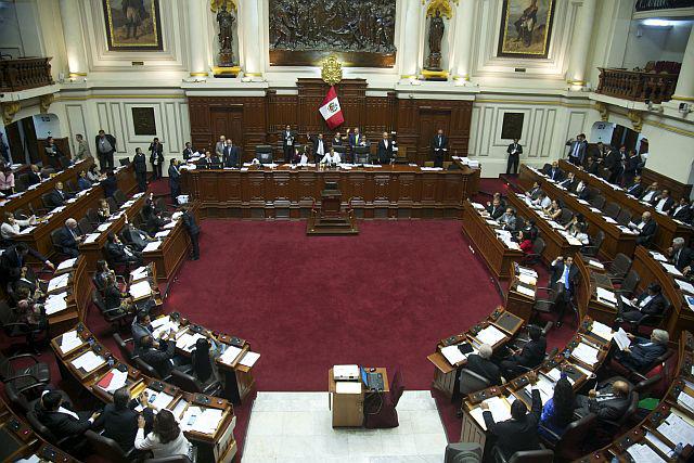 Una sesión del pleno durante la  del Congreso. (Eduardo Cavero / El Comercio)