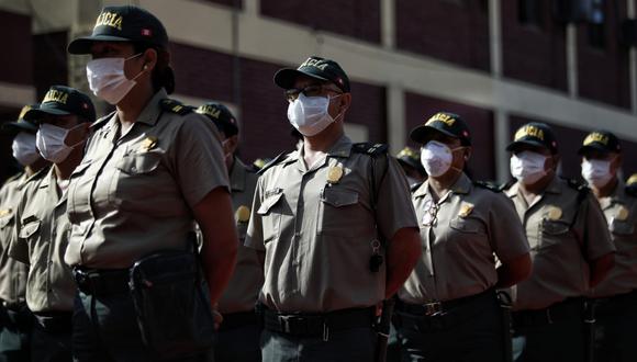 Jefe de la Región Lima informa que hasta el momento no se ha reportado caso de un policía contagiado con coronavirus. (Foto: Miguel Yovera/GEC)