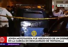 Ventanilla: Mototaxista fue asesinado en un descampado 