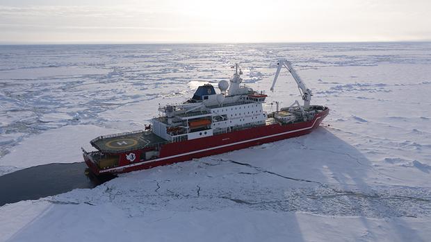 The South African icebreaker Agulhas II had favorable ice conditions in a harsh environment.