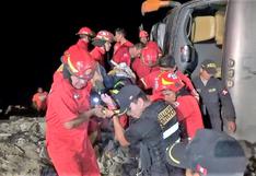 Chimbote: ómnibus vuelca en Panamericana Norte y deja 14 heridos