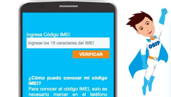 ¿Cómo saber si el código IMEI de tu celular está registrado como robado, perdido o desbloqueado?. (Foto: Osiptel)