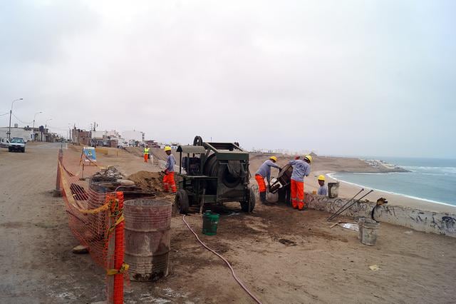 Punta Hermosa inicia la construcción de un malecón y un parque en la playa El Silencio