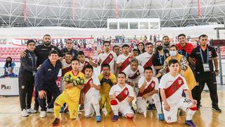 Agustín Lozano felicitó a los jugadores de la Selección Peruana de Futsal Down 