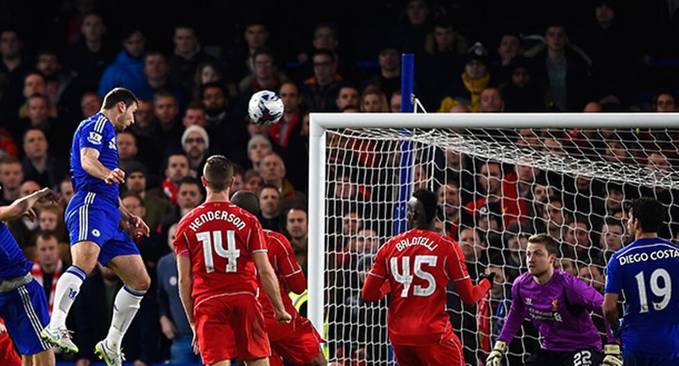 El momento del gol de Ivanovic (Foto: Getty Images)
