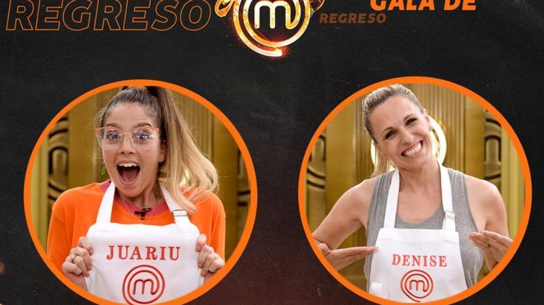MasterChef Celebrity: Juariu y Denise Dumas regresaron a la competencia de Telefe