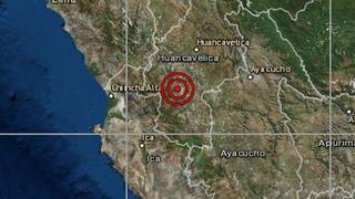 Huancavelica: sismo de magnitud 4,9 se reportó en Castrovirreyna, señaló el IGP
