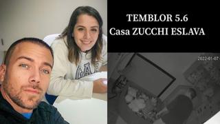 Julián Zucchi publicó video de su reacción ante fuerte temblor que remeció Lima