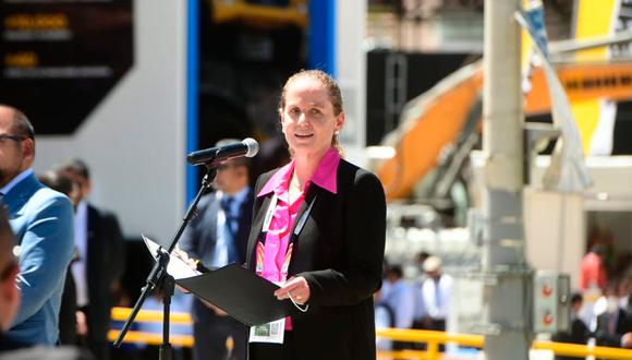 Claudia Cooper, presidenta del Perumin 35. (Foto: IIMP)