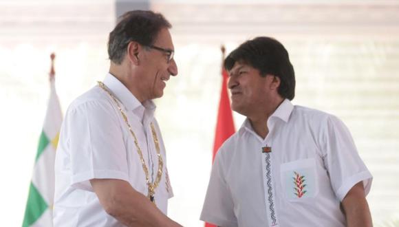 El presidente de Bolivia, Evo Morales, ya se encuentra en el Perú. (Foto: difusión)