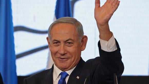 El primer ministro electo de Israel y líder del partido Likud, Benjamin Netanyahu. (Foto de RONALDO SCHEMIDT / AFP)