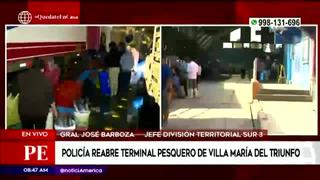 Terminal pesquero reabre sus puertas en Villa María del Triunfo