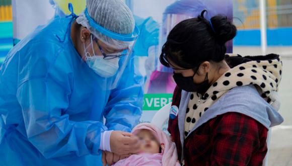 Entre enero y marzo del 2021 solo el 5% de niños menores de un año recibió el refuerzo de la vacuna contra la influenza. (Foto: Municipalidad de Lima)
