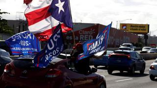 Simpatizantes de Donald Trump apoyan su candidatura en caravana de autos en Puerto Rico | FOTOS