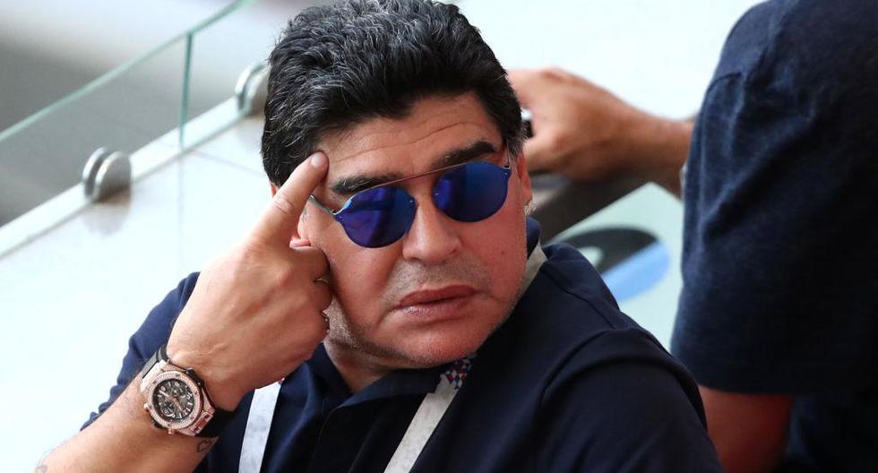 Diego Maradona expresó su malestar por el mal trabajo que vienen haciendo en la AFA. | Foto: Getty