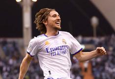 Luka Modrić tras ganar la Supercopa: “No hay nada mejor que ser jugador del Real Madrid”