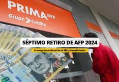 Séptimo retiro de AFP 2024: Cuándo inicia el pago según el cronograma oficial 