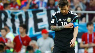 Argentina empató 1-1 ante Islandia en el Mundial Rusia 2018