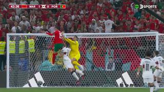Gol de En-Nesyri, tras error del portero: así fue el 1-0 de Marruecos vs. Portugal | VIDEO