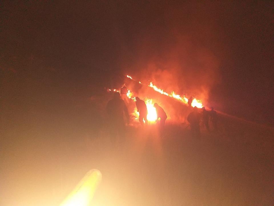 Hasta el momento, 25 hectáreas de cobertura natural han sido destruidas. (Foto: Municipalidad Distrital de San Jerónimo)